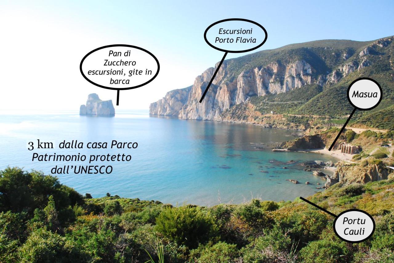 Villa Il Tramonto Tanca Piras Nebida Exterior foto
